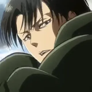 ✨ Levi Ackerman Attack on Titan Anime, Attack on Titan, Levi Ackerman, Levi, Manga, Karakter telegram sticker