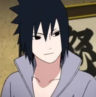 🖲 Sasuke Naruto Аниме, Манга, Саске, Наруто, Учиха telegram sticker