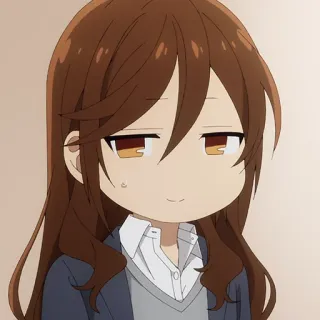 📚 Anime, Mangá, Horimiya, Desenho animado, Garota, Fofa telegram sticker