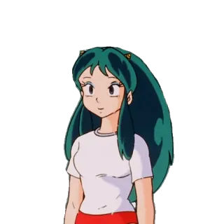 🙂 Lum Invader Urusei Yatsura อนิเมะ, ผู้หญิง, การ์ตูน, Urusei Yatsura, ลามู telegram sticker