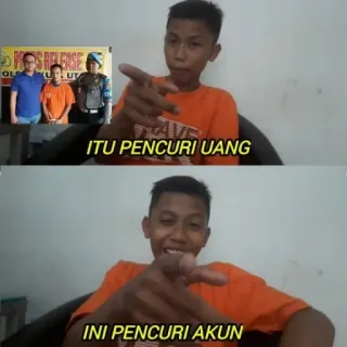 🤔 ITU PENCURI UANG
INI PENCURI AKUN telegram sticker