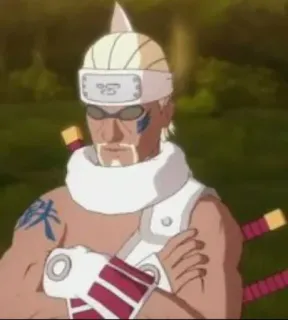 🐙 Killer Bee Naruto anime, killer bee, naruto, character, ninja telegram sticker