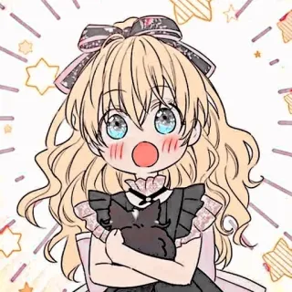 🍼 动漫, 可爱, 女孩, 漫画, 卡哇伊, Q版 whatsapp sticker