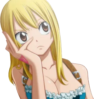 Lucy Heartifilia whatsapp stickers