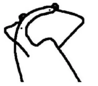 🤜 streepmannetje, meme, tekening, grappig telegram sticker