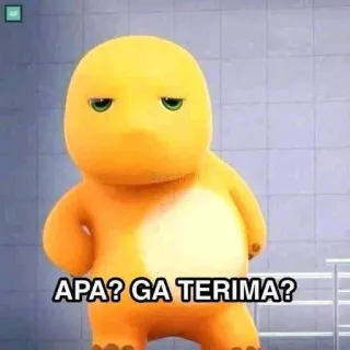 😄 Dino Dino Kun APA? GA TERIMA? telegram sticker