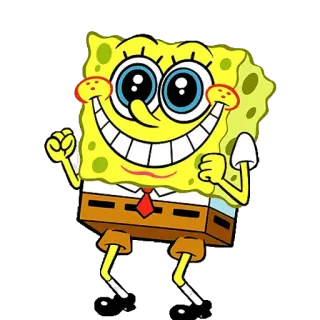 😃 Spongebob spongebob, desenho animado, personagem, engraçado, alegre, nickelodeon whatsapp sticker