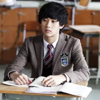 📚 teen, school uniform, asian, boy, student telegram sticker