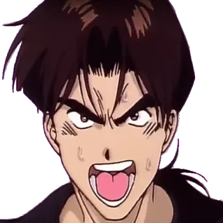 😠 anime, angry, yelling, cartoon, scared telegram sticker