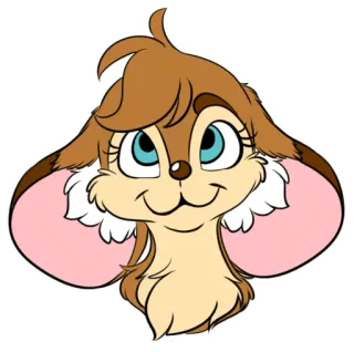 😃 Dessin animé, Animal, Mignon, Illustration, Mammifère telegram sticker