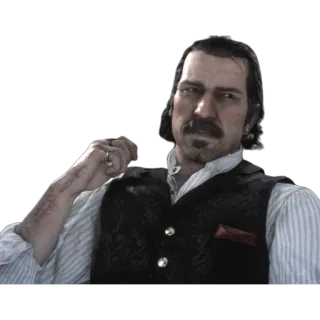 Arthur Morgan RDR2 telegram stickers