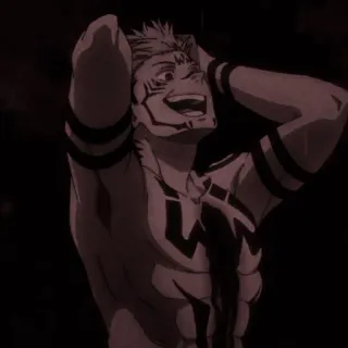 👹 Ryomen Sukuna Jujutsu Kaisen Anime, Sukuna, Jujutsu Kaisen, Fluchgeist, Manga whatsapp sticker