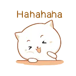 🤣 HuHutsiwa kat, cartoon, schattig, dier, sticker, zwaaiend, vrolijk whatsapp sticker
