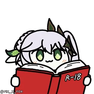 😈 Nahida Genshin Impact R-18 whatsapp sticker