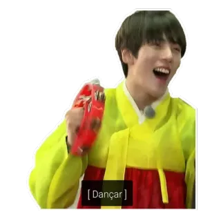 😅 Dançar คน, แทมโบรีน, ดนตรี, เต้นรำ, ฮันบก telegram sticker
