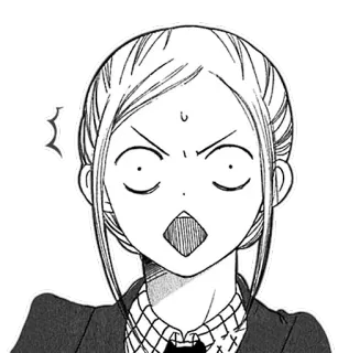 😲 anime, manga, sorpreso, scioccato, cartone animato, emozione telegram sticker