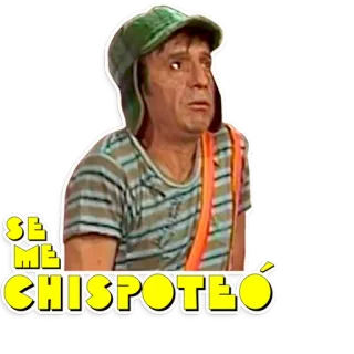 😓 El Chavo El Chavo del 8 SE ME CHISPOTEO televisão, mexicano, comédia, personagem, criança whatsapp sticker