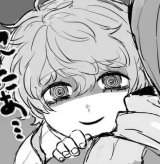 🙂 ここはあ Anime, Manga, Kreskówka, Wyraz, Twarz, Oczy telegram sticker