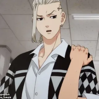 🤨 Draken Tokyo Revengers 애니메이션, 드라켄, 도쿄 리벤저스, 애니, 캐릭터, 만화 telegram sticker