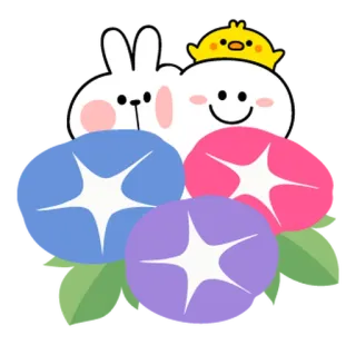 Spoiled Rabbit Summer Photo @moe_sticker_bot telegram stickers