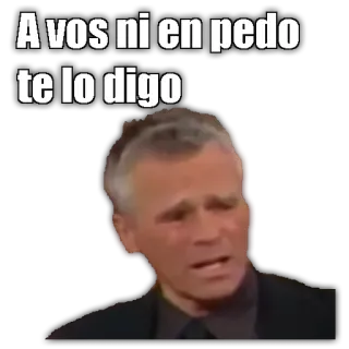 😒 A vos ni en pedo te lo digo whatsapp sticker