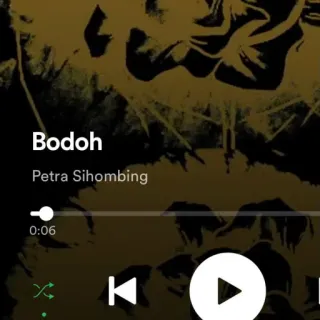 🙂 Bodoh
Petra Sihombing
0:06 música, canción, álbum, spotify whatsapp sticker