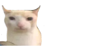 😕 gato, triste, Meme telegram sticker