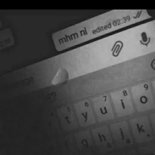 🖤 mhm ni edited 02:39 Tastatur, Text, Chat, Nachricht, Smartphone whatsapp sticker