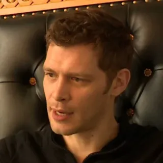 📰 Klaus Mikaelson The Vampire Diaries homme, personne, portrait, acteur, série télévisée, vampire, Klaus Mikaelson telegram sticker
