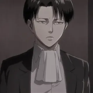 🦅 Levi Ackerman Attack on Titan Аниме, Атака титанов, Леви, Леви Аккерман, Персонаж, Манга whatsapp sticker
