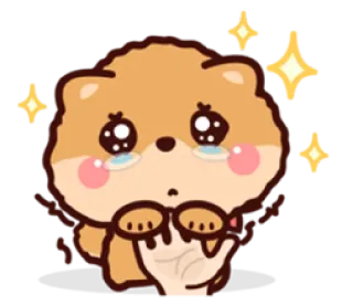 🥺 pies, słodki, szczeniak, zwierzę, kreskówka, kawaii, zwierzę domowe telegram sticker