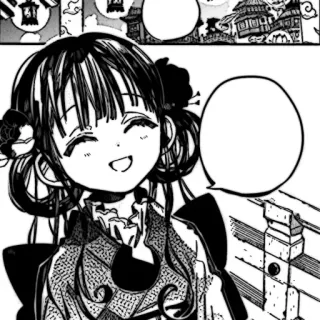 ✉️ Yashiro Nene Toilet-bound Hanako-kun 动漫, 漫画, 可爱, 女孩, 微笑, 日语, 角色 telegram sticker