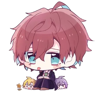 😛 anime, chibi, cute, cartoon telegram sticker