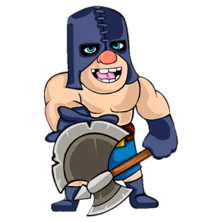 🌀 hache, bourreau, dessin animé, capuche, personnage, jeu whatsapp sticker