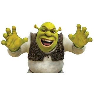 😤 Shrek Шрек, огр, мультфильм, фильм, персонаж, смешной telegram sticker
