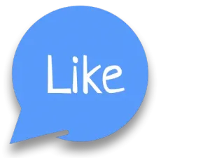 👍 Like Gosto, Polegar para cima, Mídias sociais, Aprovação, Internet telegram sticker