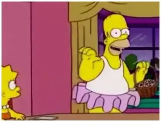 💁‍♂️ Homer Simpson The Simpsons Homer Simpson, The Simpsons, Lisa Simpson, cartoon, comedy, animation, funny, character telegram sticker