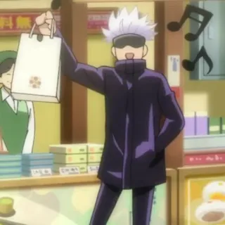 🌟 Gojo Satoru Jujutsu Kaisen Anime, Gojo, Satoru, Shopping, Jujutsu Kaisen telegram sticker