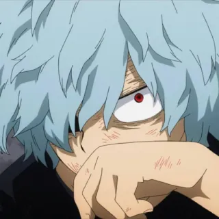 😠 Tomura Shigaraki My Hero Academia アニメ, 悪役, 僕のヒーローアカデミア, 死柄木, 弔, マンガ telegram sticker
