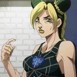 🧃 Jolyne Cujoh JoJo's Bizarre Adventure Anime, Jojo's Bizarre Adventure, Jolyne, Manga, Karakter, Stone Ocean telegram sticker