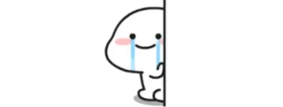 🍚 Desenho animado, Chorando, Triste, Personagem, Ilustração whatsapp sticker