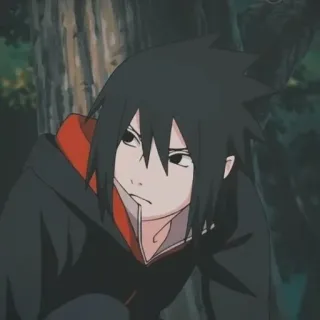 🤨 Sasuke Naruto anime, manga, sasuke, naruto, uchiha telegram sticker