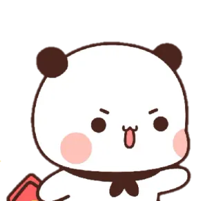 😤 Panda, Lindo, Dibujos animados, Adorable, Animal whatsapp sticker