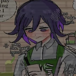 😑 why she keeps ignoring telegram sticker