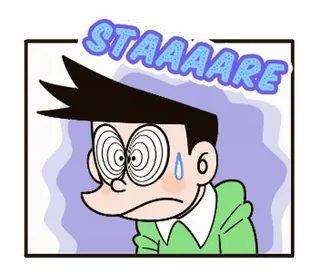 Doraemon Animated Onomatopoeia telegram stickers