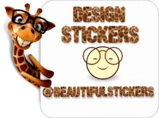 🖌 DESIGN
STICKERS
@BEAUTIFULSTICKERS sticker, design, giraffe, cartoon, schöne sticker telegram sticker