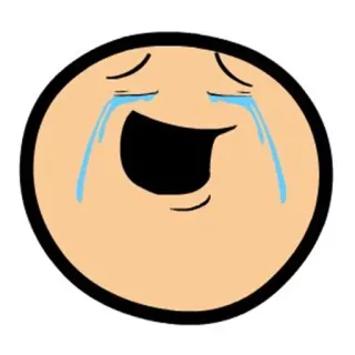 😭 weinen, traurig, tränen, emoji, gesicht telegram sticker