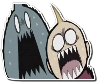 😱 Fullmetal Alchemist อนิเมะ, ตลก, การ์ตูน, ตกใจ, แขนกลคนแปรธาตุ telegram sticker
