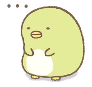 😂 Sumikko Gurashi, Tokage, imut, kawaii, stiker, kartun, karakter telegram sticker