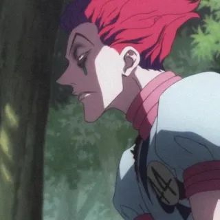 🤕 Hisoka Hunter x Hunter Anime, Payaso, Mago, Psicópata, Cazador whatsapp sticker